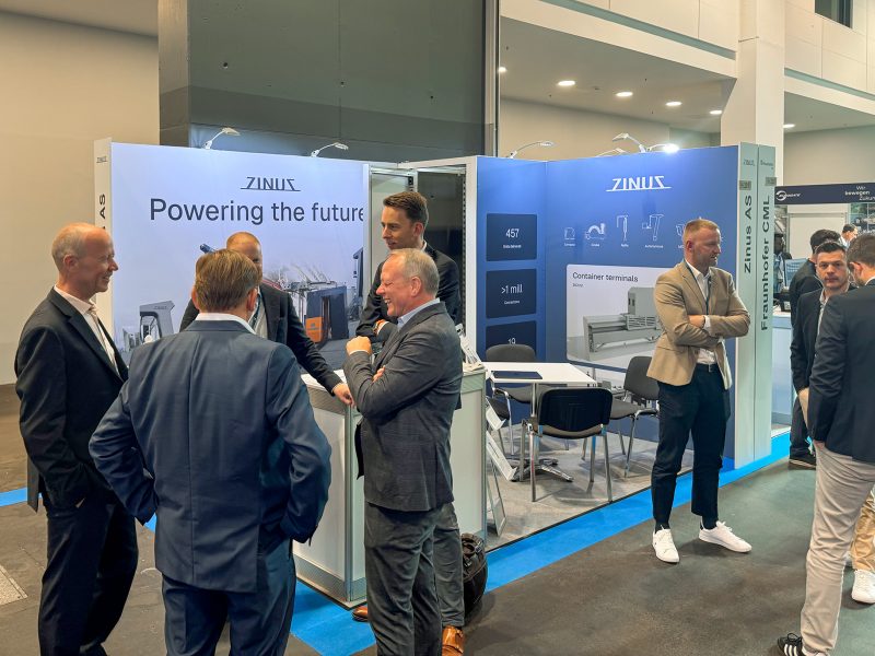 Zinus stand at All About Port in Hamburg