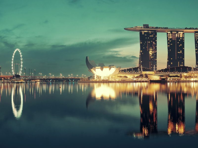Singapore,-,Apr,5:,Marina,Bay,Sands,Hotel,Closeup,At